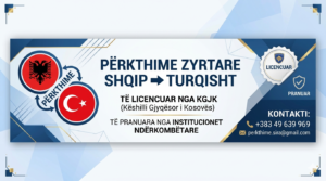 Përkthime Zyrtare: Shqip – Turkisht